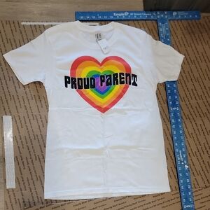 Rue21 Kids T-Shirt - White with Rainbow Heart